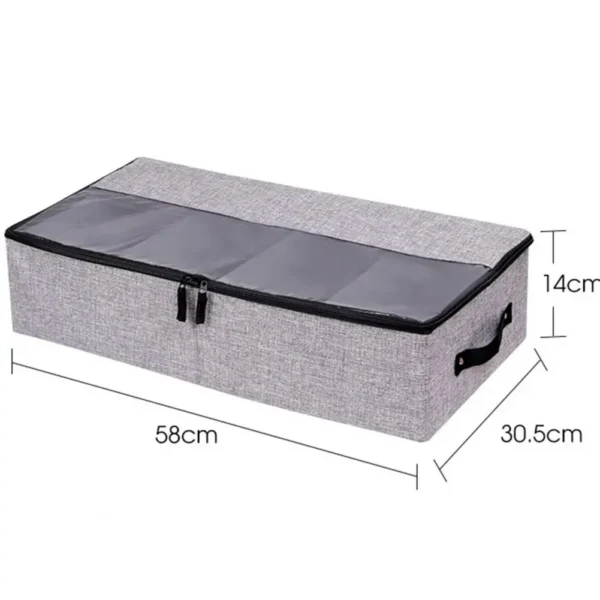 Shoes Organizer Premium Under Bed Storage Case Sturdy Shoes Holder Shoes Storage Bag for Closet